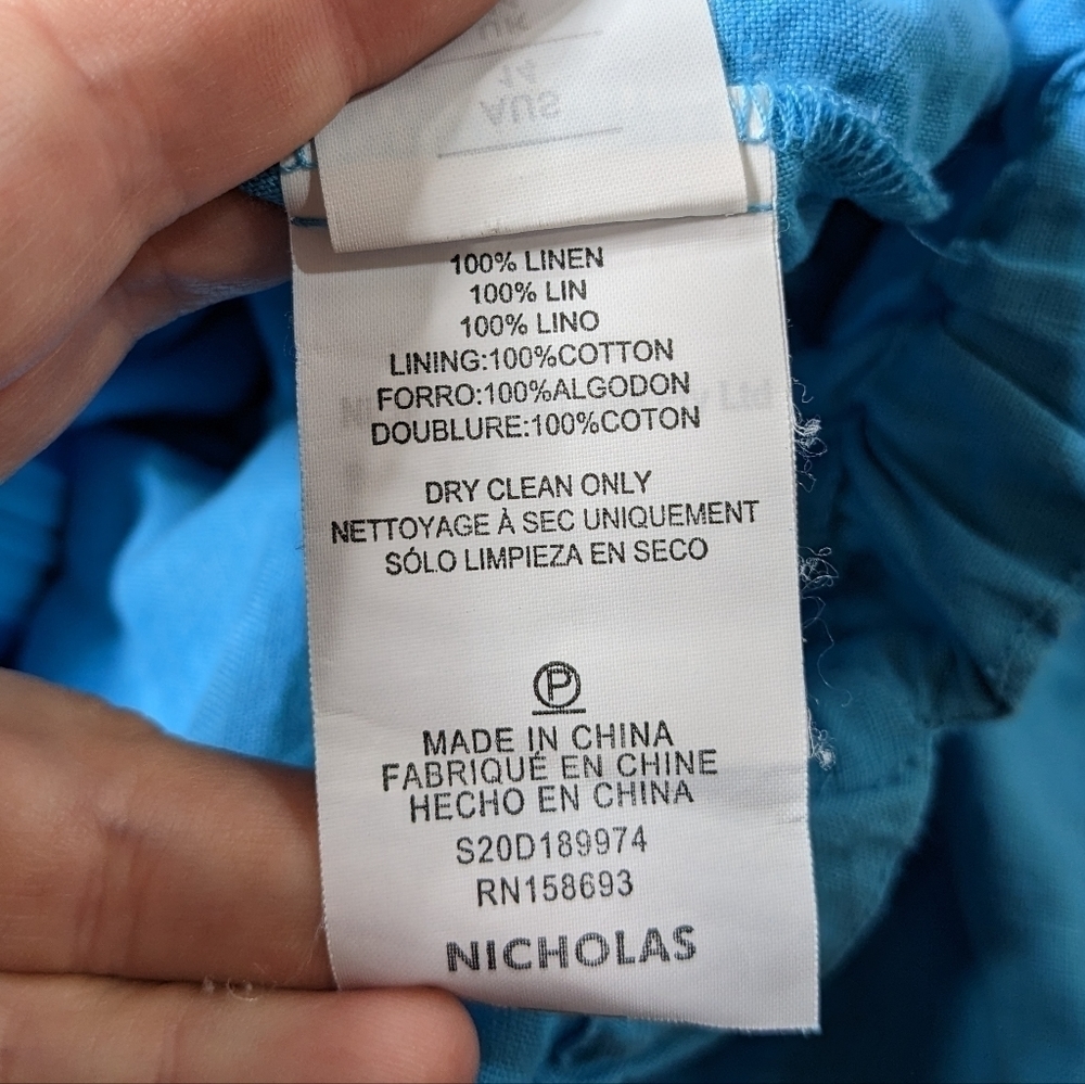 Nicholas blue cutout dress 10 - Picture 13 of 13